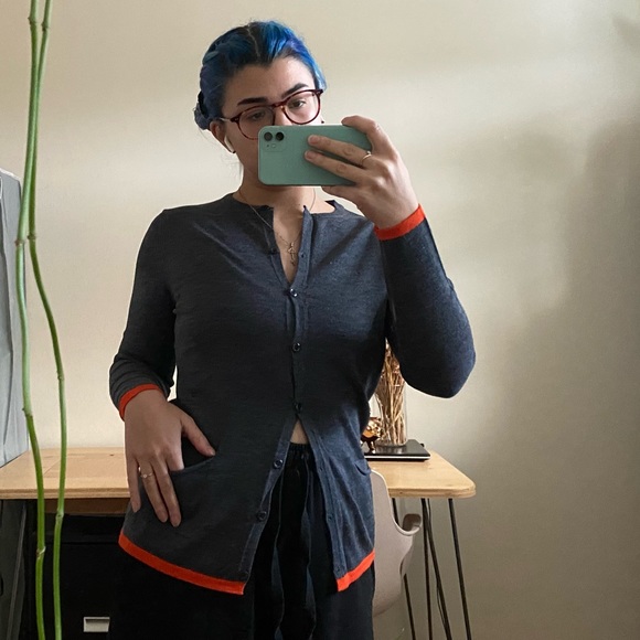 Bartolini Extrafine Merino wool cardigan - Picture 4 of 9